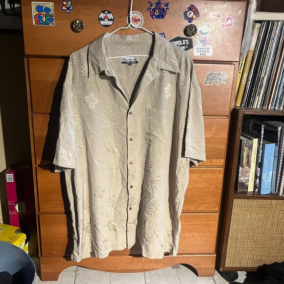 Vintage 100% Silk Hawaiian Shirt - Picture 1 of 5